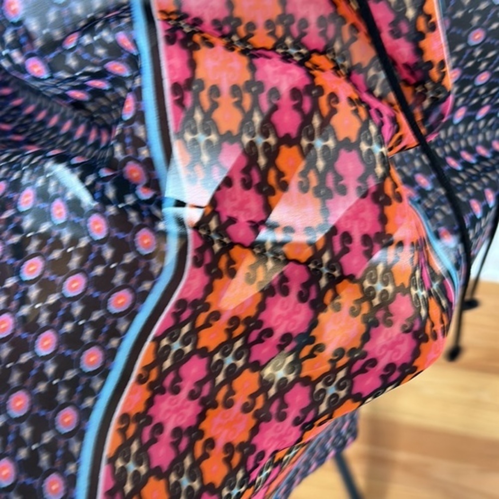 Multicolor Patterned Women's Blouse - Picture 5 of 11